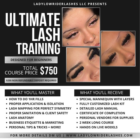 1:1 LASH MASTERCLASS DEPOSIT
